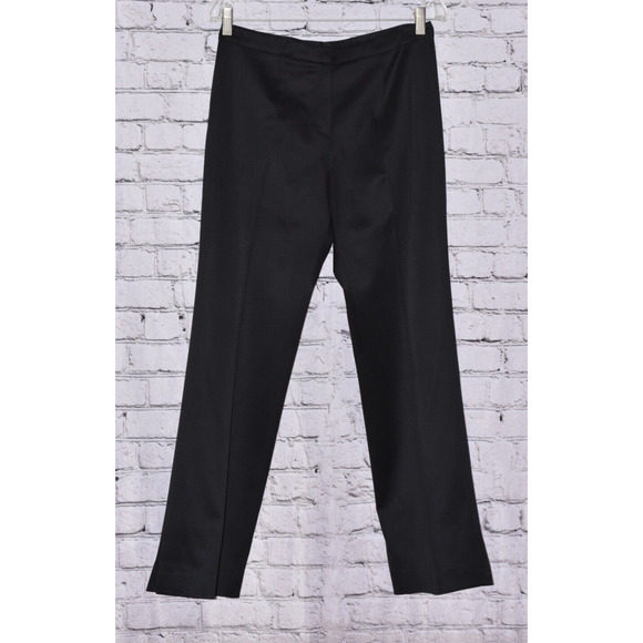 ESCADA Black Label Tuxedo Satin Evening Stretch Dress Pants Size 36/6 - Picture 1 of 9